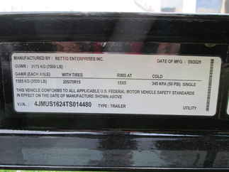 2026 Rettig 76x16 Retco Utility