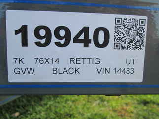2026 Rettig 76x14 Retco Utility