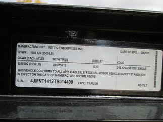 2026 Rettig 82x14 Retco No Tilt