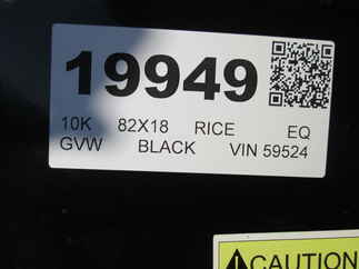 2026 Rice 82x18  Equipment FMEMR8218