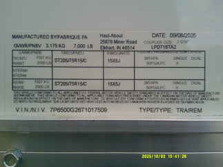 2026 Haul-About 7x16  Enclosed Cargo LPD716TA2