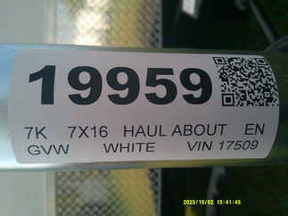 2026 Haul-About 7x16  Enclosed Cargo LPD716TA2