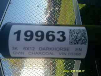 2026 Darkhorse 6x12  Enclosed Cargo DHW6X12SA30