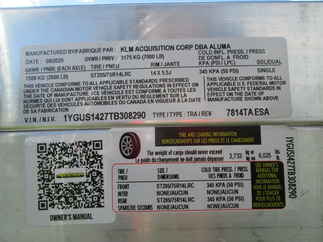 2026 Aluma 78x14  Utility 7814ESA-TA-EL-BT