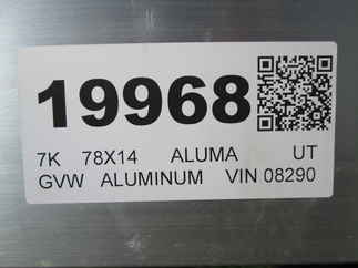 2026 Aluma 78x14  Utility 7814ESA-TA-EL-BT