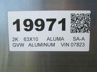 2026 Aluma 63x10  Aluminum Single Axle Utility 6310S-TG