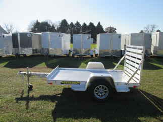 2026 Aluma 63x8  Aluminum Single Axle Utility 638S-TG