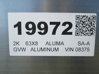 2026 Aluma 63x8  Aluminum Single Axle Utility 638S-TG