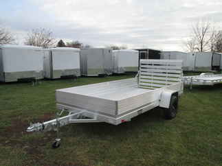 2026 Aluma 68x12  Aluminum Single Axle Utility 6812H-ESA-S-TG