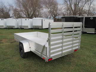 2026 Aluma 68x12  Aluminum Single Axle Utility 6812H-ESA-S-TG