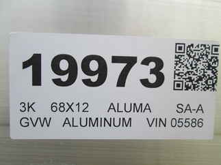 2026 Aluma 68x12  Aluminum Single Axle Utility 6812H-ESA-S-TG