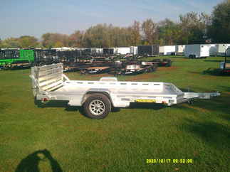 2026 Aluma 77x12  Aluminum Single Axle Utility 7712H-S-BT