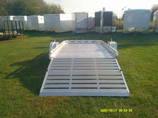 2026 Aluma 77x12  Aluminum Single Axle Utility 7712H-S-BT