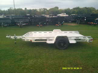 2026 Aluma 77x12  Aluminum Single Axle Utility EX7712HSLR-S-R