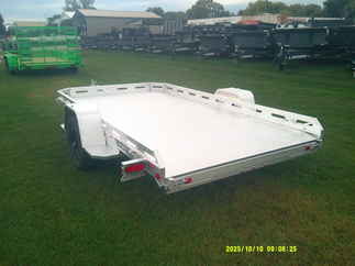 2026 Aluma 77x12  Aluminum Single Axle Utility EX7712HSLR-S-R