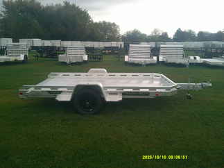 2026 Aluma 77x12  Aluminum Single Axle Utility EX7712HSLR-S-R
