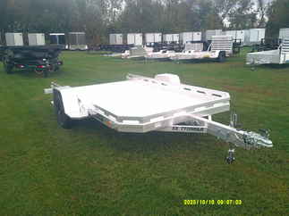 2026 Aluma 77x12  Aluminum Single Axle Utility EX7712HSLR-S-R