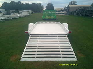 2026 Aluma 77x12  Aluminum Single Axle Utility EX7712HSLR-S-R