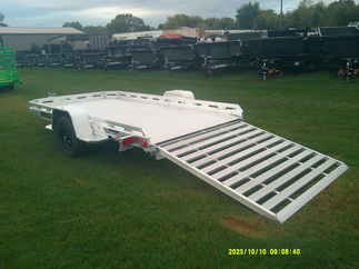 2026 Aluma 77x12  Aluminum Single Axle Utility EX7712HSLR-S-R
