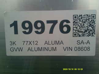 2026 Aluma 77x12  Aluminum Single Axle Utility EX7712HSLR-S-R