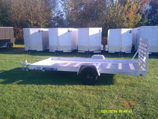 2026 Aluma 78x14  Aluminum Single Axle Utility 7814ESA-S-TG