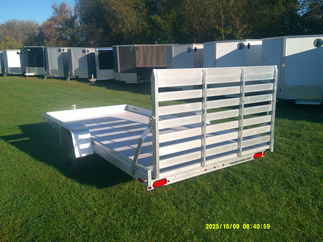 2026 Aluma 78x14  Aluminum Single Axle Utility 7814ESA-S-TG