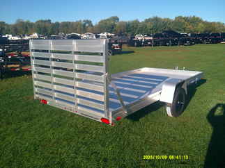 2026 Aluma 78x14  Aluminum Single Axle Utility 7814ESA-S-TG