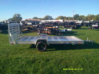 2026 Aluma 78x14  Aluminum Single Axle Utility 7814ESA-S-TG