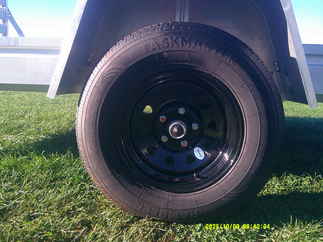 2026 Aluma 78x14  Aluminum Single Axle Utility 7814ESA-S-TG