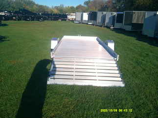 2026 Aluma 78x14  Aluminum Single Axle Utility 7814ESA-S-TG