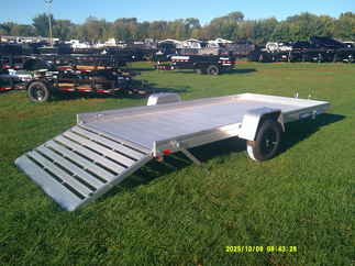2026 Aluma 78x14  Aluminum Single Axle Utility 7814ESA-S-TG