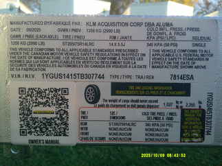 2026 Aluma 78x14  Aluminum Single Axle Utility 7814ESA-S-TG