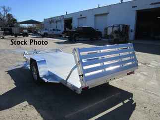 2026 Aluma 82x14  Aluminum Single Axle Utility 8214H-S-EL-BT-RTD