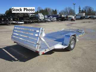 2026 Aluma 82x14  Aluminum Single Axle Utility 8214H-S-EL-BT-RTD