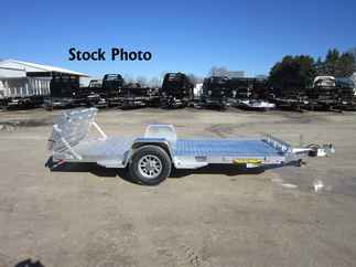 2026 Aluma 82x14  Aluminum Single Axle Utility 8214H-S-EL-BT-RTD