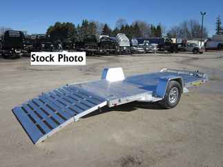2026 Aluma 82x14  Aluminum Single Axle Utility 8214H-S-EL-BT-RTD