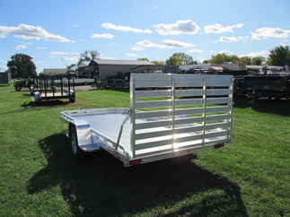 2026 Aluma 78x14  Aluminum Single Axle Utility 7814S-TG-TR