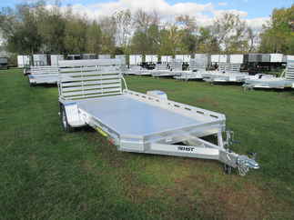 2026 Aluma 78x14  Aluminum Single Axle Utility 7814S-TG-TR