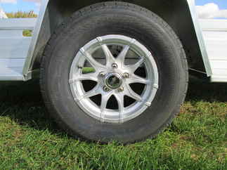 2026 Aluma 78x14  Aluminum Single Axle Utility 7814S-TG-TR