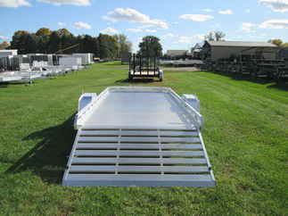2026 Aluma 78x14  Aluminum Single Axle Utility 7814S-TG-TR
