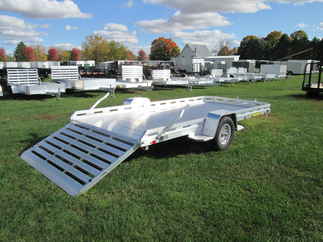 2026 Aluma 78x14  Aluminum Single Axle Utility 7814S-TG-TR