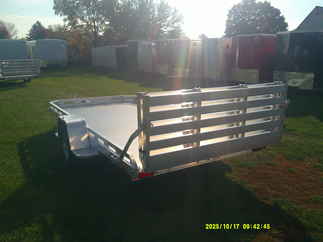 2026 Aluma 78x14  Aluminum Single Axle Utility 7814S-BT-TR