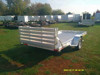 2026 Aluma 78x14  Aluminum Single Axle Utility 7814S-BT-TR
