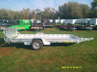 2026 Aluma 78x14  Aluminum Single Axle Utility 7814S-BT-TR