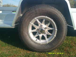 2026 Aluma 78x14  Aluminum Single Axle Utility 7814S-BT-TR