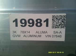 2026 Aluma 78x14  Aluminum Single Axle Utility 7814S-BT-TR