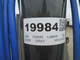 2026 Lamar 102x40  Gooseneck FD02402A