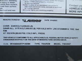 2026 Lamar 102x30  Gooseneck FS023027