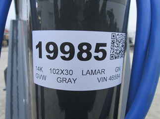 2026 Lamar 102x30  Gooseneck FS023027