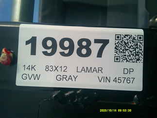 2026 Lamar 83x12  Dump DL831227